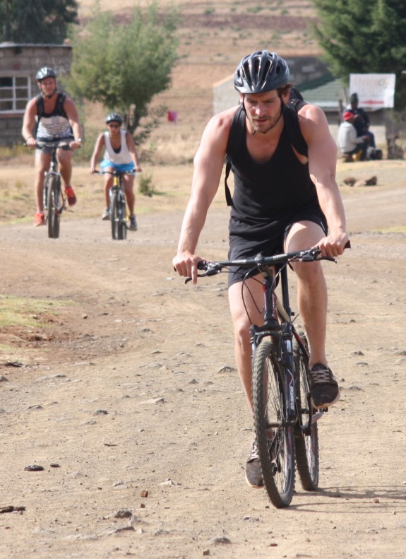 Mountain biking in Lesotho