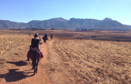 Horse riding in Lesotho