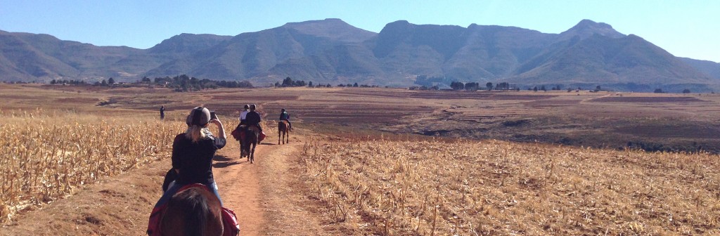 Horse ride in Lesotho